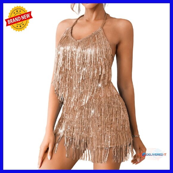 Other - Sparkly Sequin Fringe Romper Jumpsuit for Kids Birthday Party Outfit